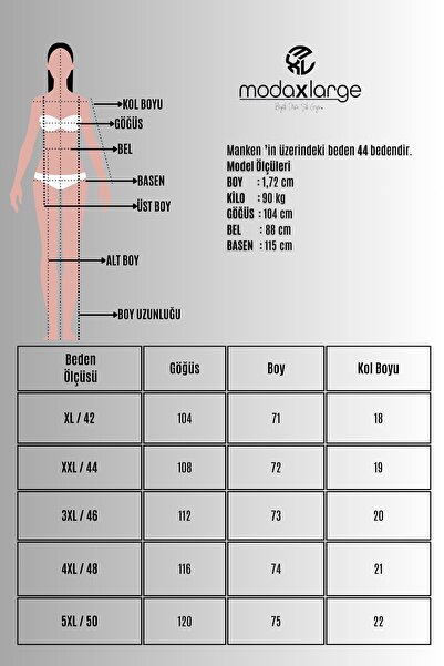 Koza Butik Kadın Büyük Beden Kısa Kollu Yan Düğüm Detaylı Bluz 2039-26