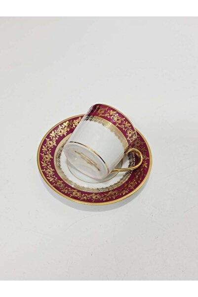 Objets D'Art Flower Patterned Coffee Cup Set