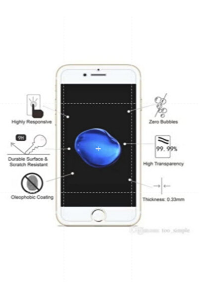 9h Tempered Glass Screen Protector For Apple iPhone 7/8