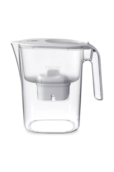 Philips Κανάτα AWP2953WHT Micro X-Clean Λευκή Πλαστική Με Καπάκι 3400ml