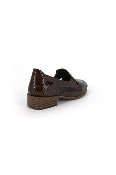 Mammamia D26Ya-3290 Short Heel Classic Leather Women's Shoes
