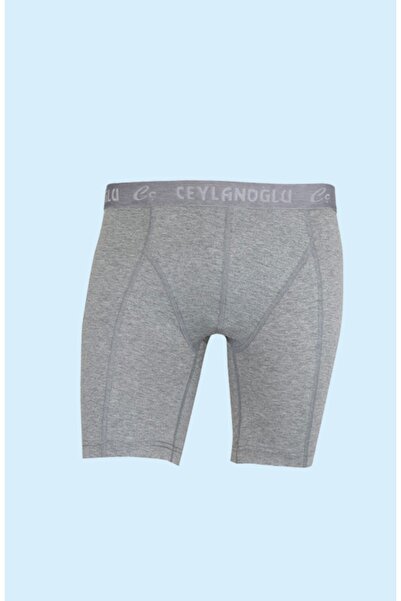 Ceylanoğlu 3 Pieces of Large Size Lycra Super Soft Long Men's Boxers 95% Cott...