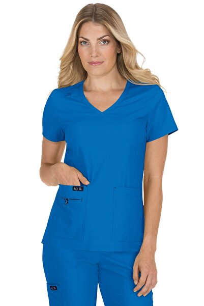 KOI Basics Becca Women's Medical Scrub Jacket 373 - Royal Blue