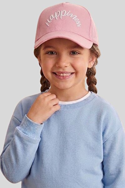 ww waka waka kids store Κεντημένο καπέλο για κορίτσια  "Ευτυχία "
