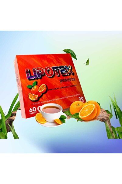 Lipotex Çayı Tea 60 Adet 1 Aylık Portakallı