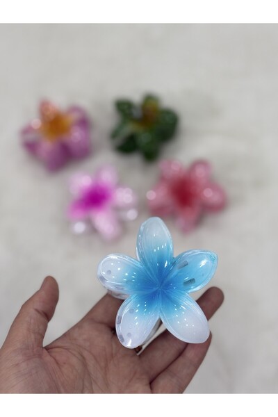 Majestic Bijuteri Lotus Mavi Mandal Toka