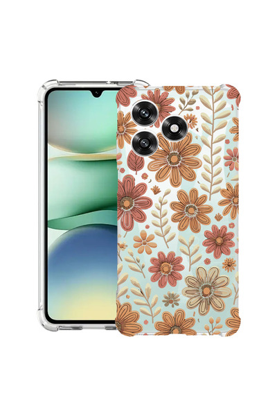 bestcase Αντικραδασμική Θήκη για Xiaomi Redmi 13, Φλοράλ Αισθητική Φθινοπωριν...