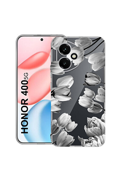 bestcase Husă Antișoc pentru Honor 400, Florală - Lalea Neagră, 2041147 AS 2086