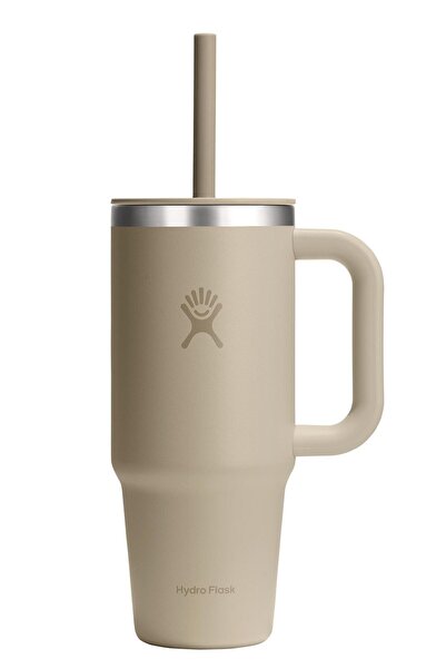 Hydro Flask All Around Travel Tumbler Pipetli Termos 710 ml (24 Oz) - Oat Bej