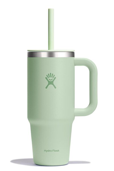 Hydro Flask All Around Travel Tumbler Pipetli Termos 710 ml (24 Oz) - Aloe Yeşil