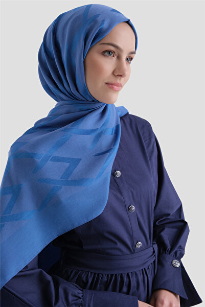 Armine Lyocell Naia Zigzag Pattern Shawl 1- 29