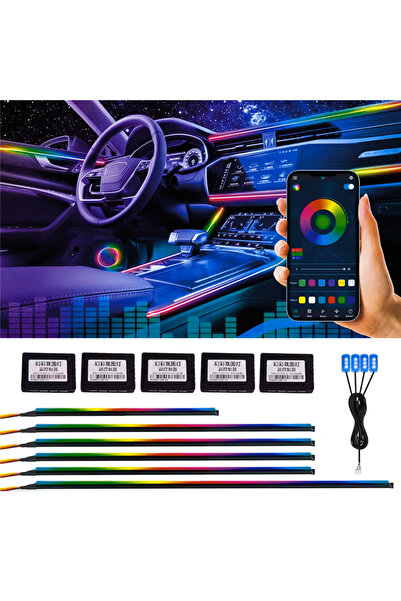 OEM Ambient Lights Auto Symphony 18 in 1 Acrylic with synchronization of ligh...