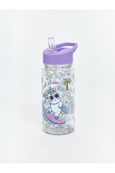 LC Waikiki Sticlă de apă imprimată cu pai 500 ml