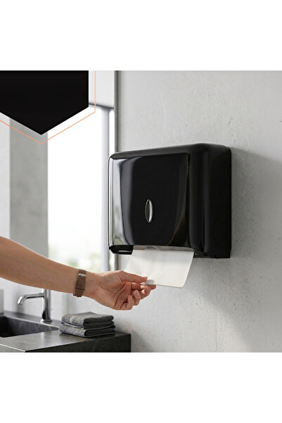 ideal STORE Dozator prosoape hartie IdealStore ABS montare pe perete negru