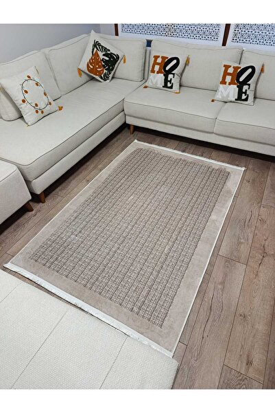 ALLGELSİN Zrh Woven Base Bamboo Digital Printing Living Room Carpet Non-Slip ...