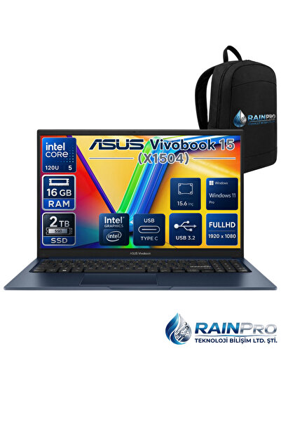 ASUS Vıvabook 15 İntel Core 5-120U 16 GB DDR5 2 TB SSD 15.6'' Windows 11 Pro ...