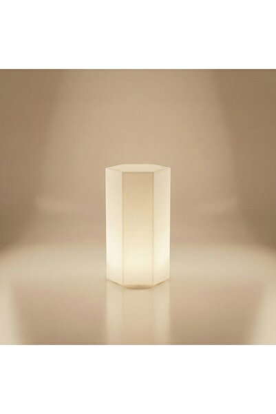 MYASEM STORE ستاند عرض شكل ثماني LED حجم وسط مقاس 40 × 58 سم بلاستيك LLDPE
