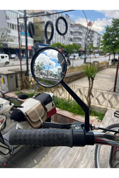 Larimar 2 ADET Geniş Açı Bisiklet -Scooter Gidon Aynası - Dikiz Aynası Bisikl...