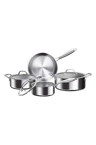 Bergner Glamour 7 pcs Triply Stainless Steel Cookware Set