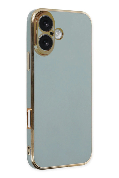 New Face Ilkeshop New iPhone 16 Case Volet Silicone - (204423) Green