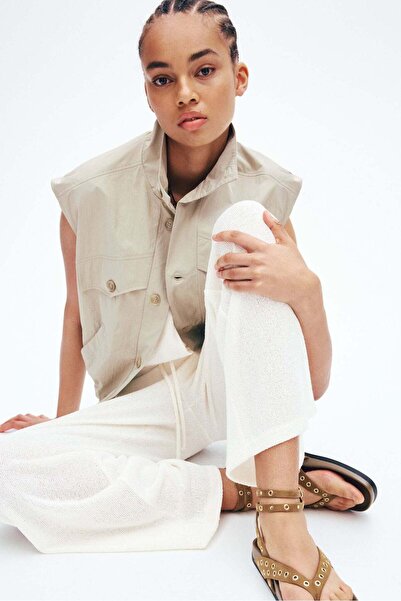 H&M Knitted drawstring trousers