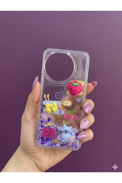 sanalikaksesuar Tecno Spark 30 Pro Compatible Water Glitter Toys Case Phone C...