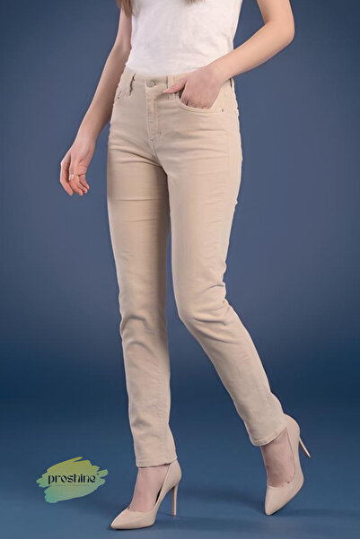 Proshine Boyfriend Yüksek Bel Kadın Kot Pantolon - Rahat Kalıp Mom Fit jean P...