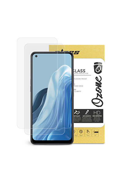 O Ozone [عبوة من قطعتين] واقي شاشة من الزجاج المقوى لهاتف OPPO RENO7 5G، صلاب...