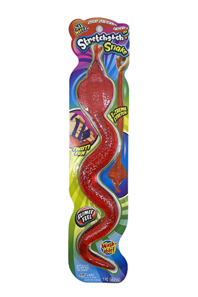 Jaru Esnek Dev Sürüngenler 30 cm - Kırmızı Yılan
