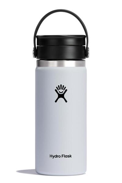 Hydro Flask Geniş Flex Sip Kapaklı Termos 473 ml (16 Oz) - Beyaz