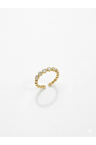 magicool Adjustable Zircon Stone Brass Bijouterie Ring - Yz0258