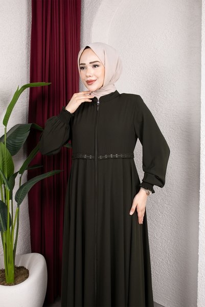 BYH MODA Broderie cu clepsidra din argilă Mevlana Ferace