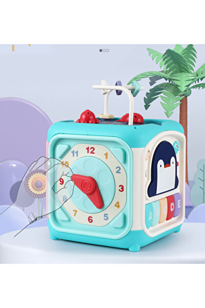 PinkBlue Cub de activitati interactiv-educativ PinkBlue, Pinguin Albastru, 7 ...