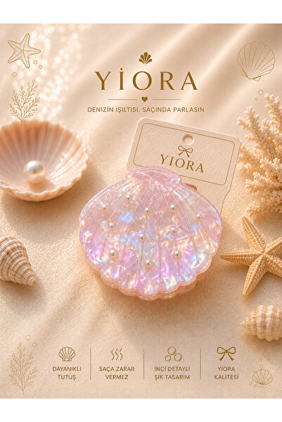 yiora Premium Series Imported Hologram Colors Pearlescent Pearl Detailed Oyst...