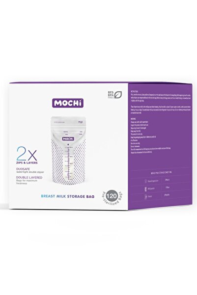 NW NessiWorld Mochi breast milk storage bag 120 pieces