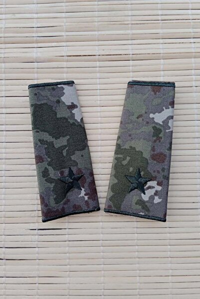 İZMİR ASKERİ MALZEME Kara Kuv. Kamuflaj Renkli Tegm. Omuzluk Apolet Arma