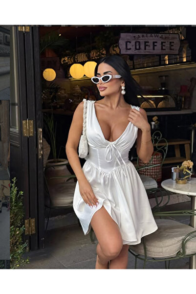 endimor Satin Mini Dress