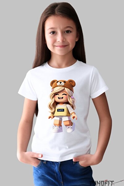 GILDAN Tricou Roblox Cute Adventure Ursulet Fericit