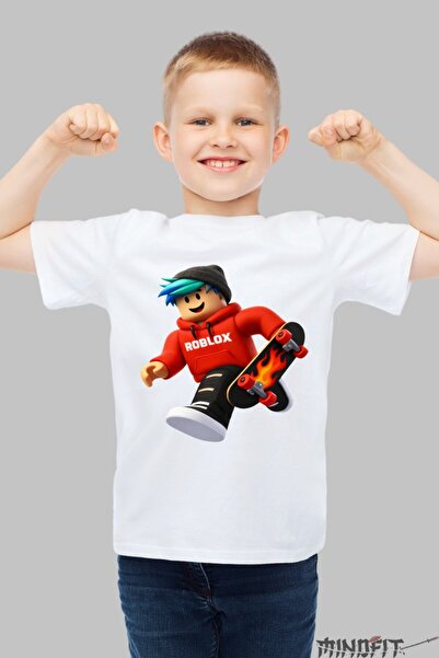 GILDAN Tricou Roblox Skater Fast Fire