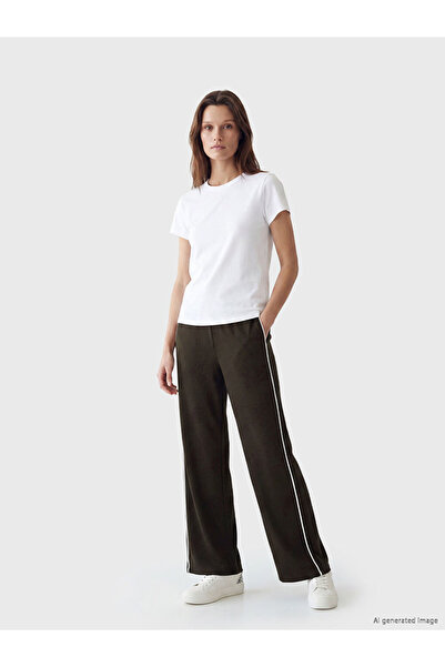 LC Waikiki Rmz Gi̇yi̇m Farkiyla Striped Soft Touch Women's Sweatpants