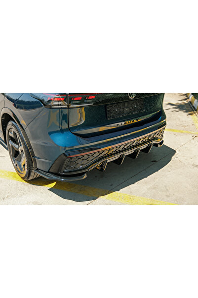 TMZ Garage Volkswagen Tiguan R-Line 2024+ Arka Difüzör | Sportif Tampon Alt E...