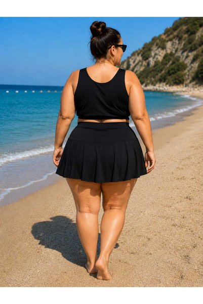 yessir Etekli crop şortlu bikini