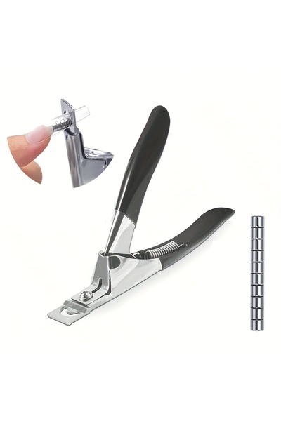 Choice1 black set Acrylic Nail Clippers Scissors with 10 Magnets Suitable for...