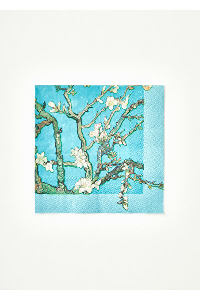 Bella Maison Van Gogh Almond Blossom 40'lı Kağıt Peçete Turkuaz (33x33 cm)