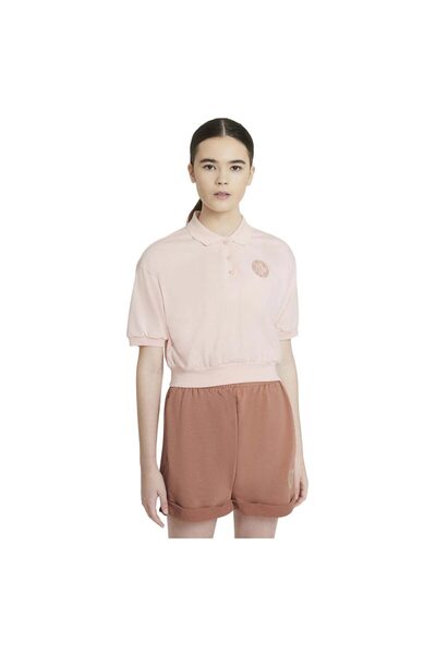 Nike Crop top de damă cu mânecă scurtă M