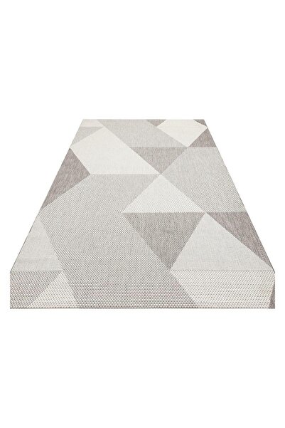 halinet Halı.Net White Ethnic Bohemian Washable Non-Slip Living Room Carpet E...
