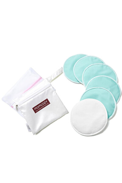 Momcozy thick reusable breast pads, pack of 6