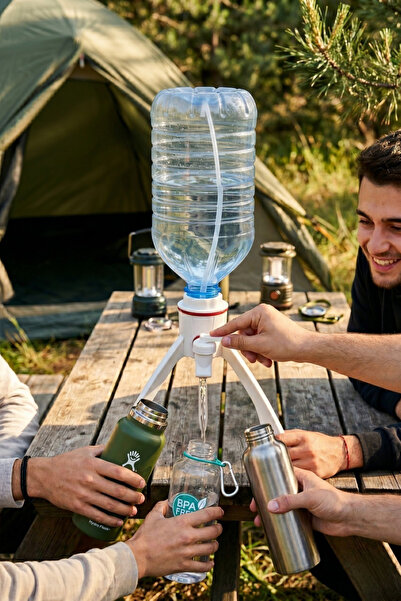 tozlupazar Sumat 5 Litre Taşınabilir Sebil Demonte Su Dispenseri – Piknik Kamp Ofis Ev Kullanımı Portatif Su Aparatı