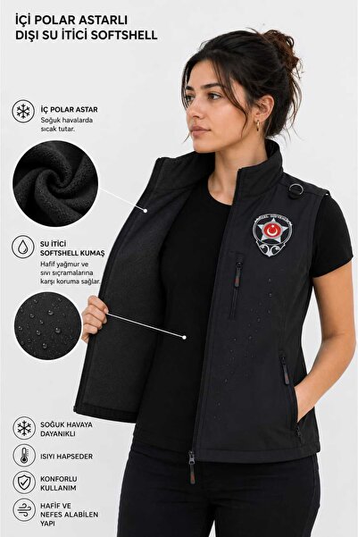 El Capitan Unisex / Shoftshell İçi Polar Astarlı-Dışı Su İtici (Waterproof) G...