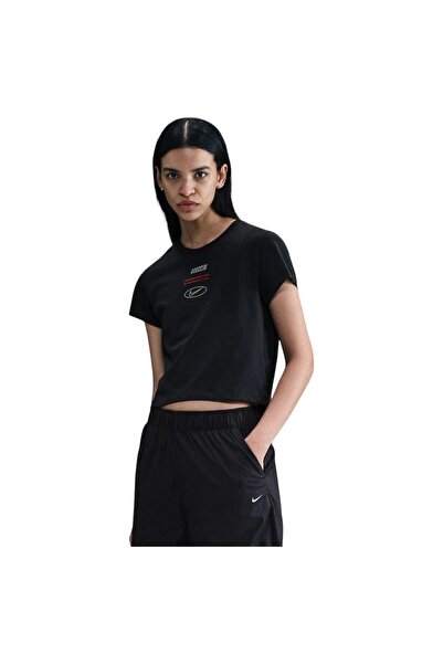 Nike Tricou sport de damă cu mânecă scurtă Classics+ SPD M
